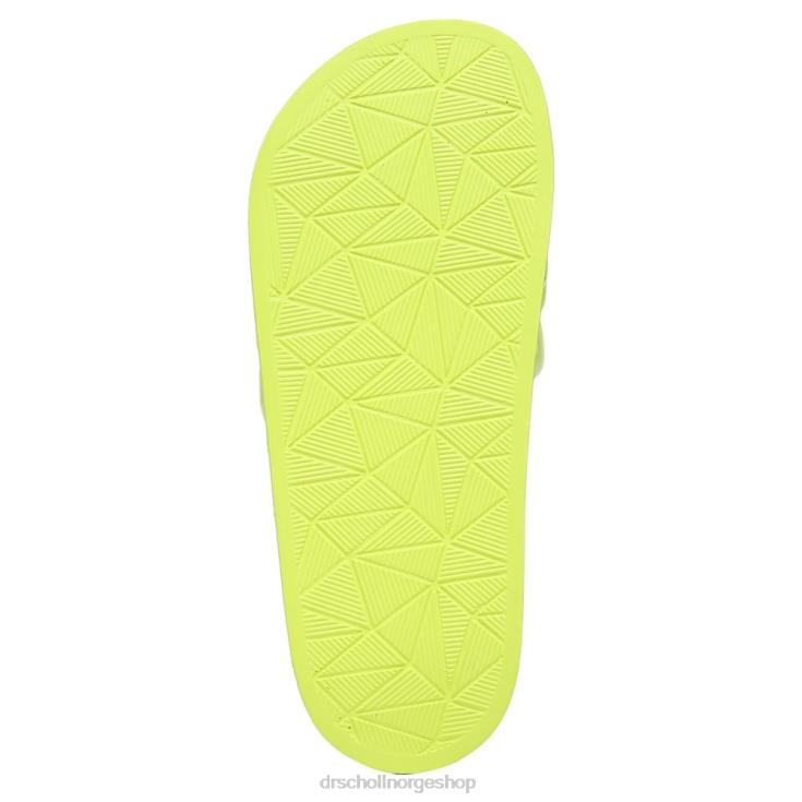 nei Dr. Scholl's unisex fiskene chill slide sandal lime skinn 4266D211