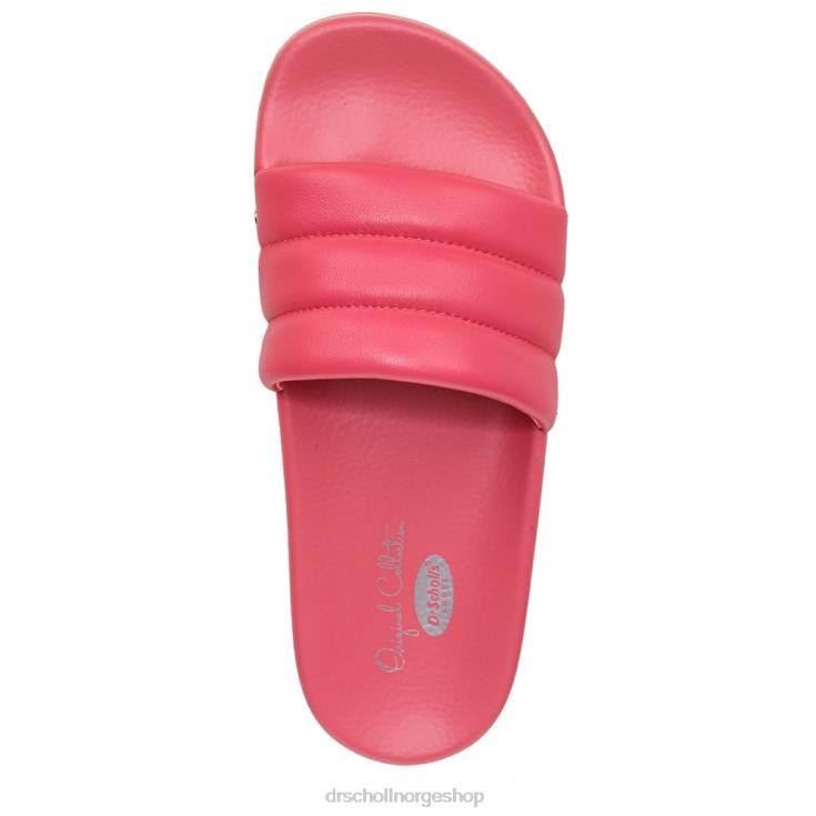 nei Dr. Scholl's unisex fiskene chill slide sandal mørk rosa skinn 4266D212