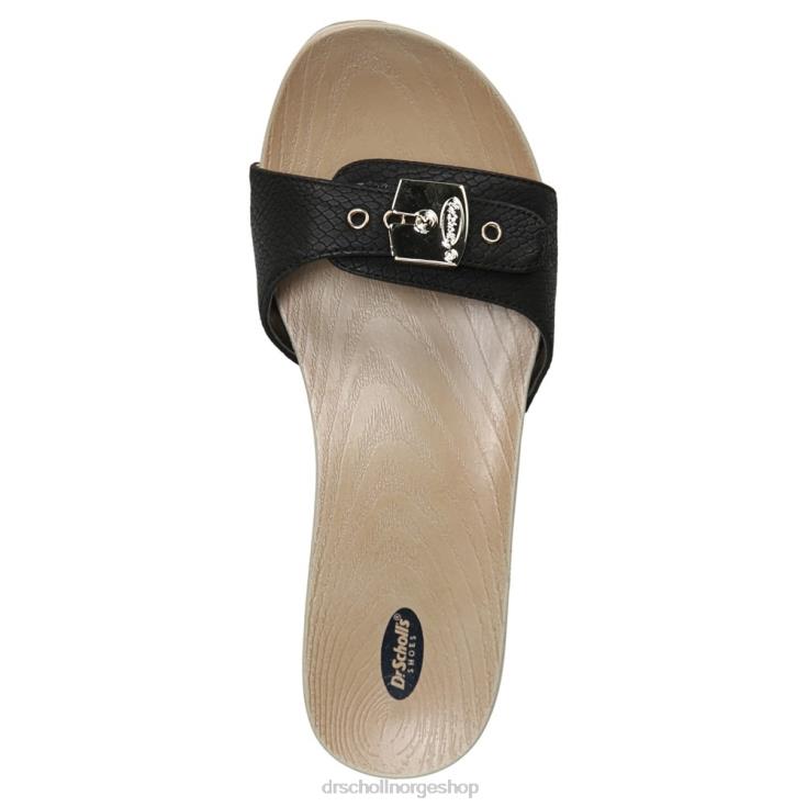 nei Dr. Scholl's unisex klassisk sandal svart slangetrykk 4266D151