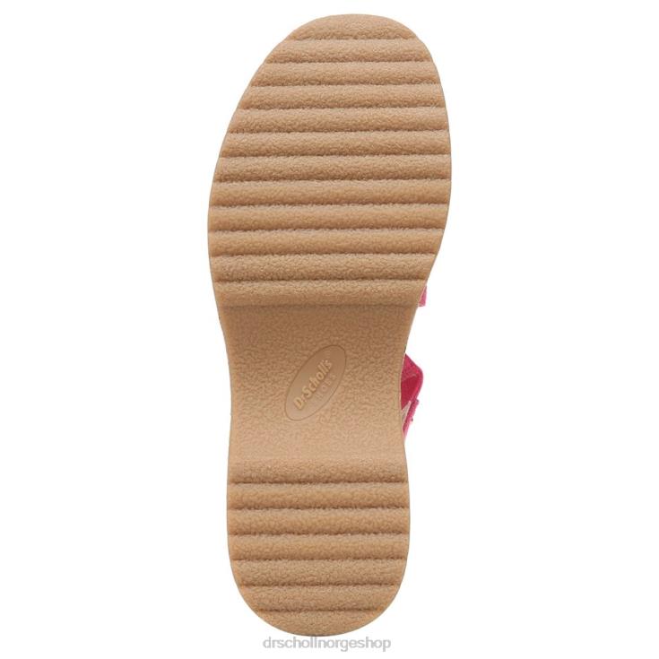 nei Dr. Scholl's unisex dottie strappy wedge sandal rosa 4266D203