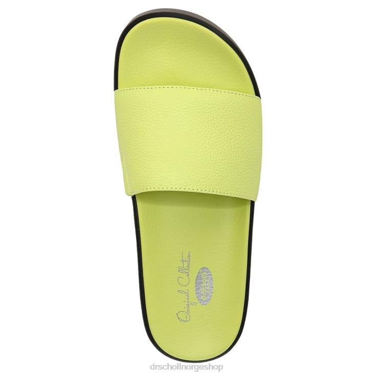 nei Dr. Scholl's unisex Pisces max plattformglidesandaler lime skinn 4266D198