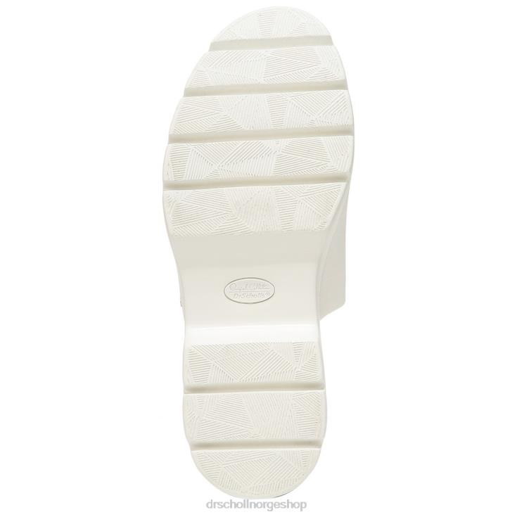 nei Dr. Scholl's unisex sjekk tviler plattformsandal hvit 4266D224