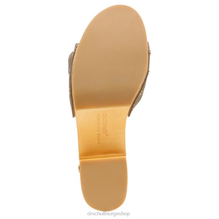 nei Dr. Scholl's x Veronica Beard unisex hula sandal kakigrønt lerret 4266D132