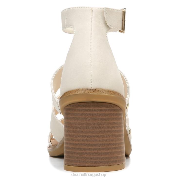 nei Dr. Scholl's unisex eleanor sandal med blokkhæl tofu hvit syntetisk 4266D245