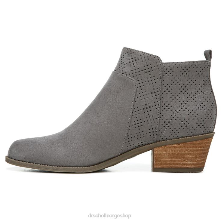 nei Dr. Scholl's unisex brianna bootie mørk skygge grå mikrofiber 4266D136