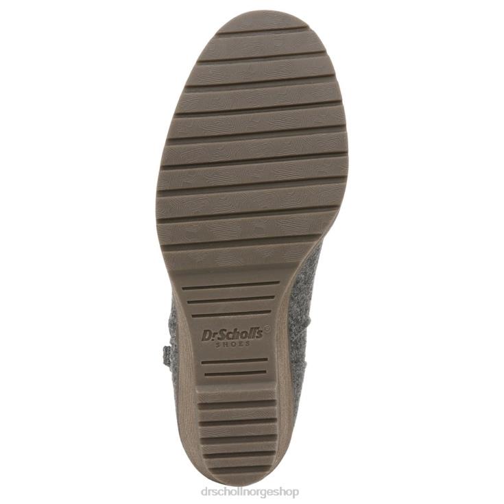 nei Dr. Scholl's unisex chloe ankelstøvle grått stoff 4266D109