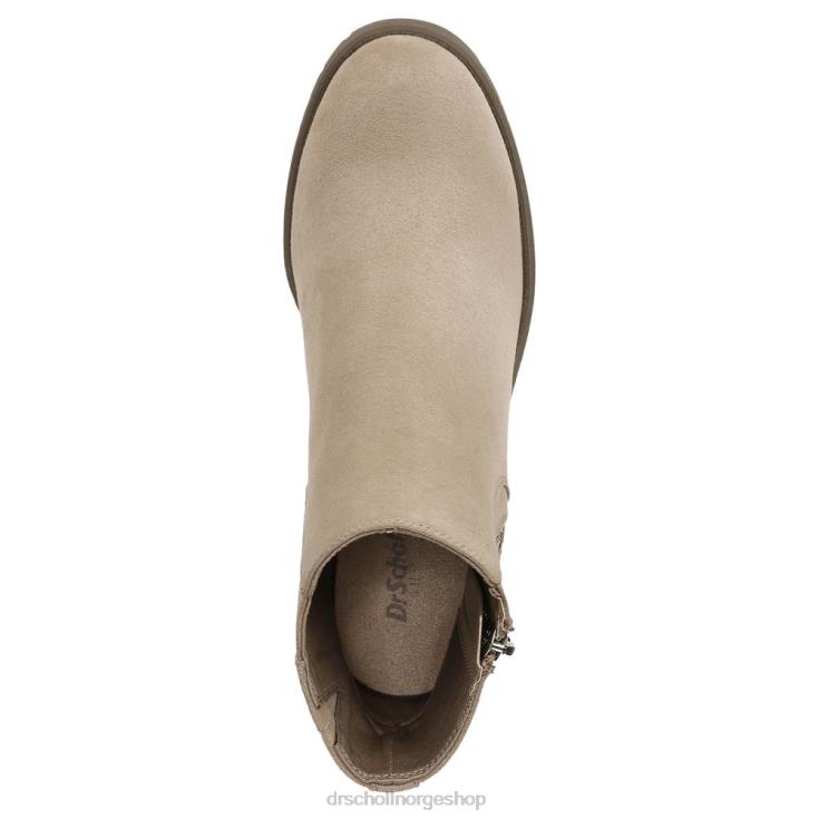 nei Dr. Scholl's unisex chloe ankelstøvle taupe stoff 4266D108