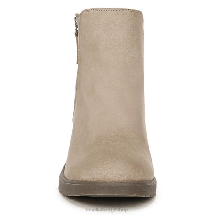 nei Dr. Scholl's unisex chloe ankelstøvle taupe stoff 4266D108