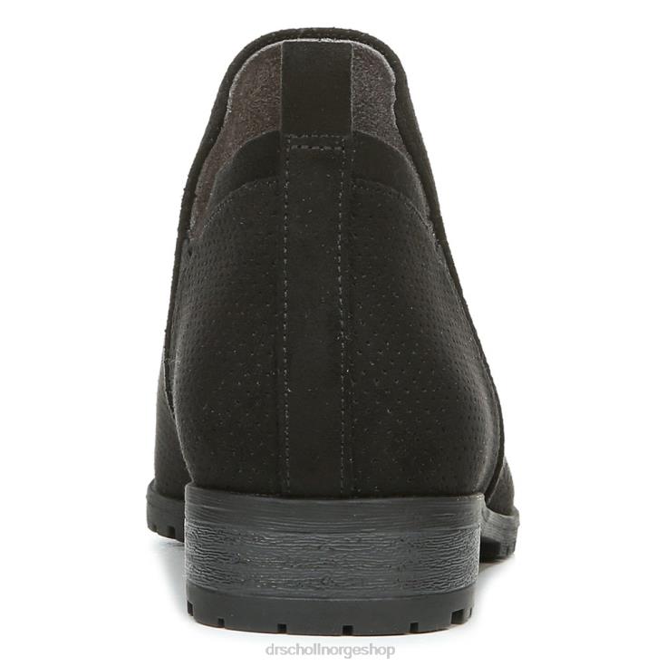 nei Dr. Scholl's unisex rollin slip on bootie svart stoff 4266D133