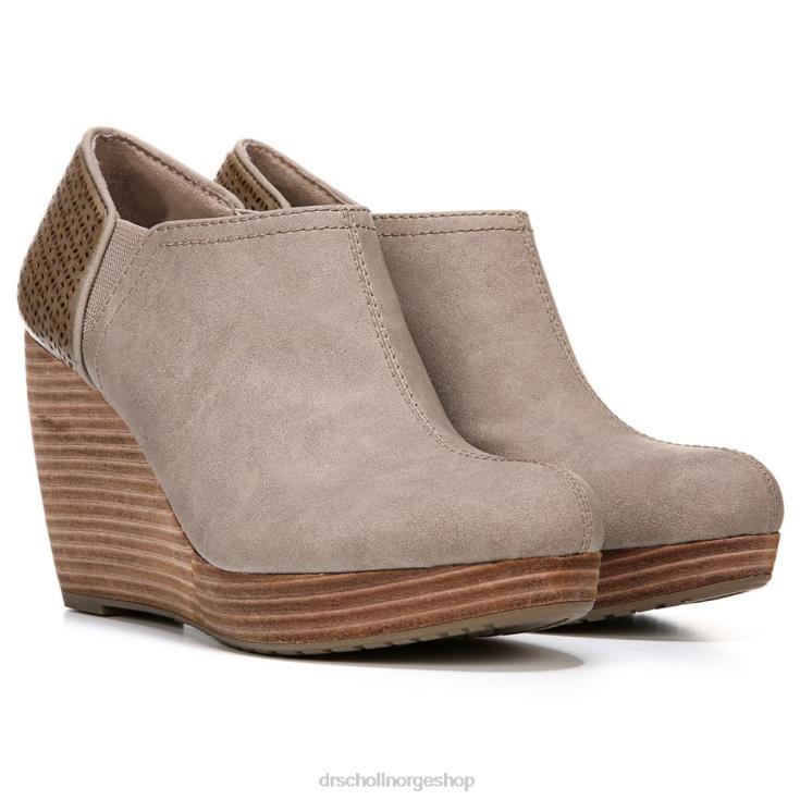 nei Dr. Scholl's unisex harlow wedge bootie taupe 4266D148