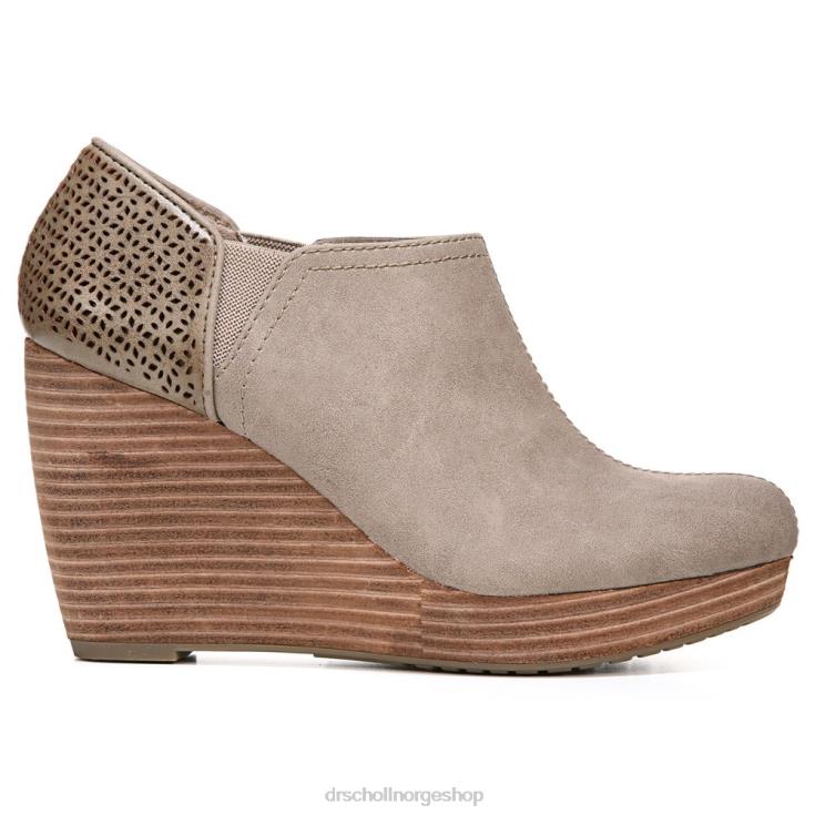 nei Dr. Scholl's unisex harlow wedge bootie taupe 4266D148