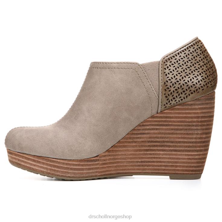 nei Dr. Scholl's unisex harlow wedge bootie taupe 4266D148